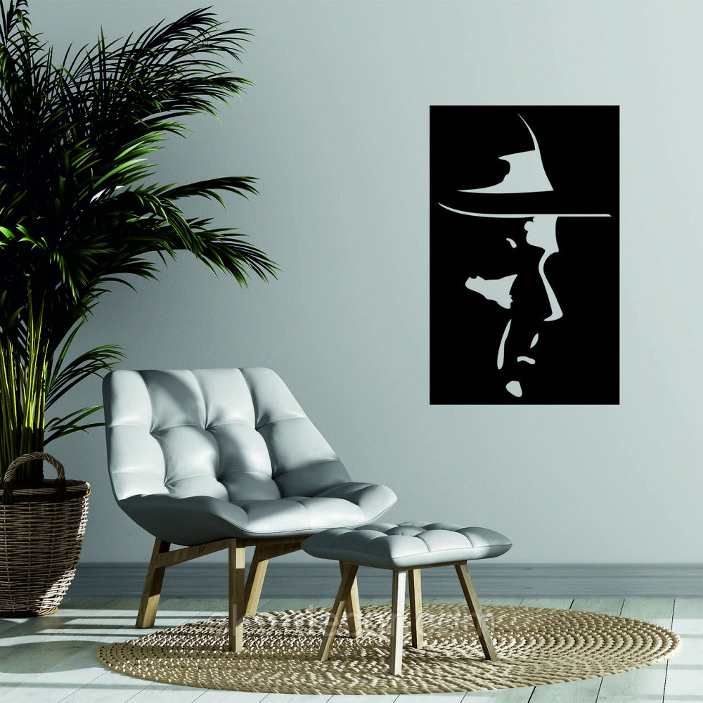Декоративное настенное Панно «Силуэт мужчины», Декор на стену Киев - изображение 2
