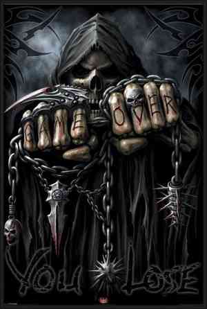 Постер "Spiral - game over reaper" Рівне