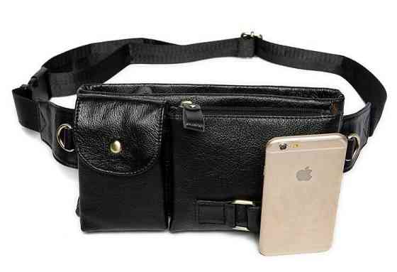 Сумка на пояс Vintage 14734 Черная Киев