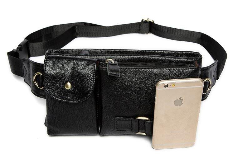 Сумка на пояс Vintage 14734 Чорна Київ - фото 2