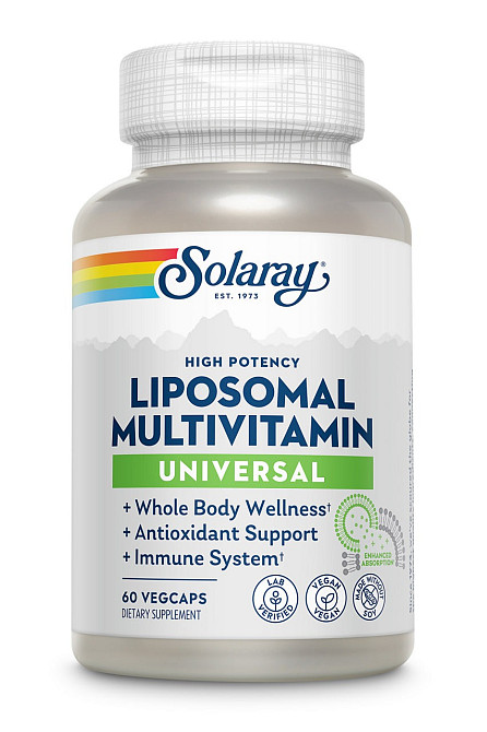 Мультивитамины липосомальные  Solaray Universal Liposomal Multivitamin 60 капс Киев - изображение 2
