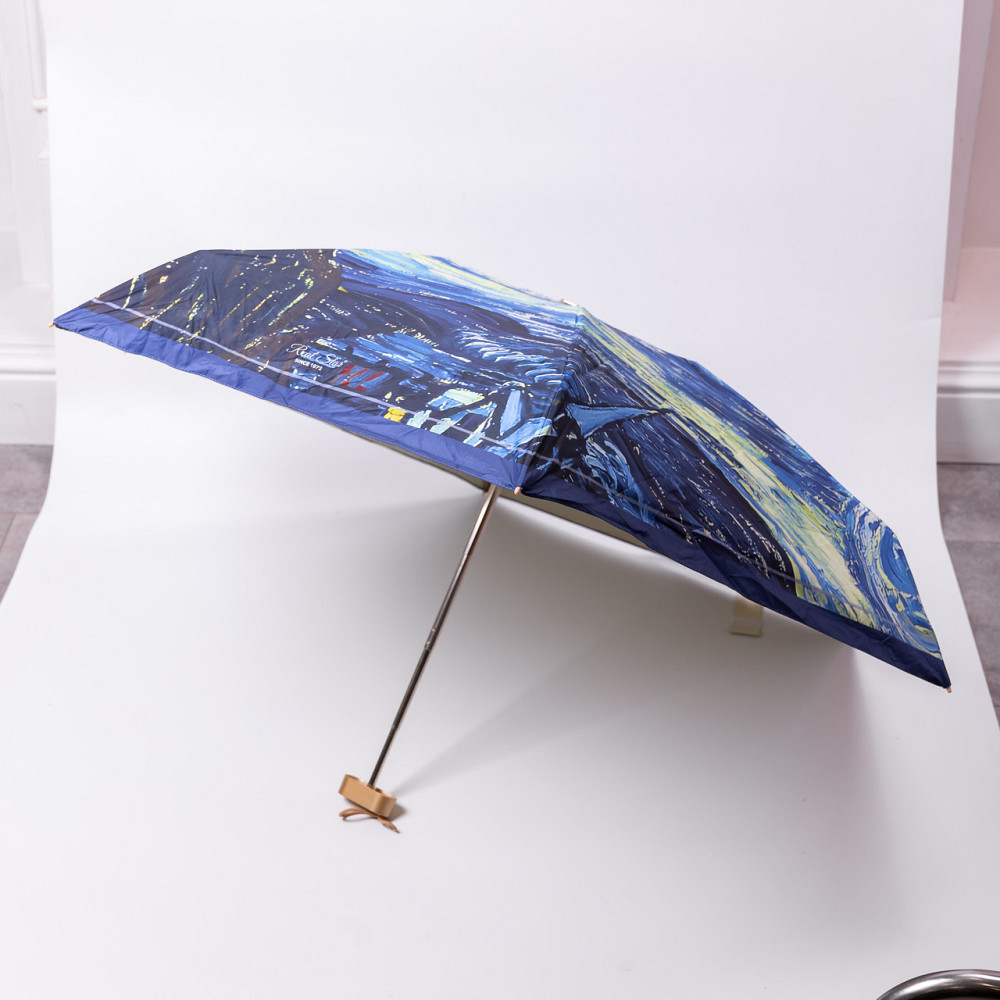 Yiwu Парасолька механічна Ван Гога «Зоряна ніч» міцна надійна з поліестеру діаметр 91 см HP-23- Коломыя - изображение 4