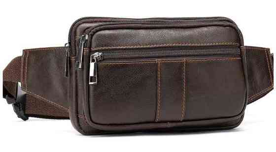 Сумка на пояс Vintage 14727 Коричневая Киев