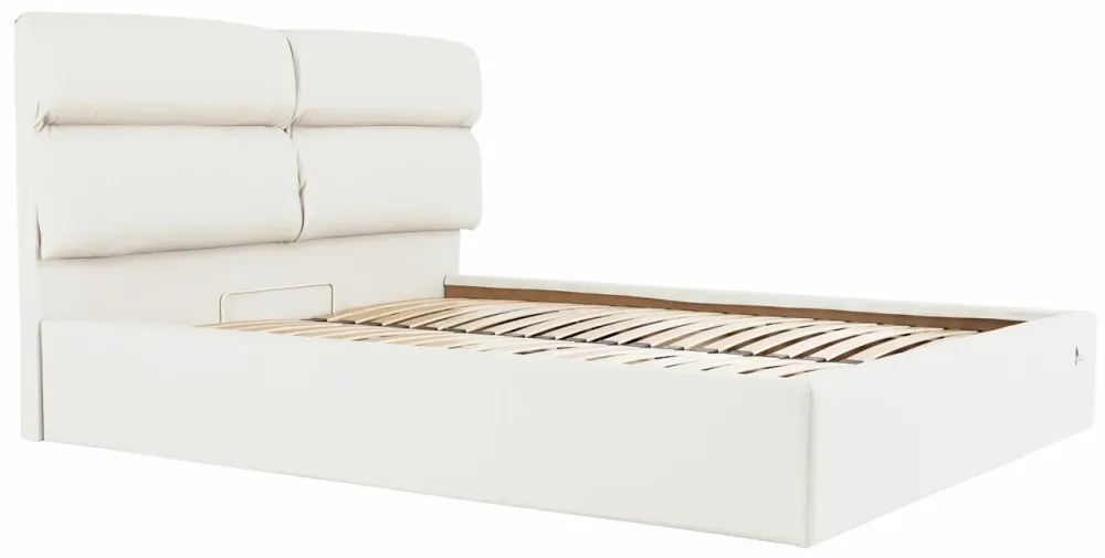 Кровать Двуспальная Oxford VIP 180 х 200 см Fly 2200 С дополнительной металлической цельносварной рамой Серый Белый Киев - изображение 3