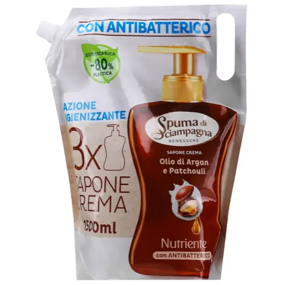 Антибактериальное жидкое мыло Spuma di Sciampagna Antibacterial Liquid Hand Soap Argan & Patchouli а Львов