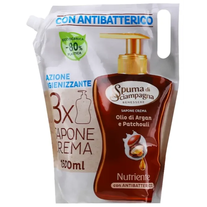 Антибактериальное жидкое мыло Spuma di Sciampagna Antibacterial Liquid Hand Soap Argan & Patchouli а Львов - изображение 1