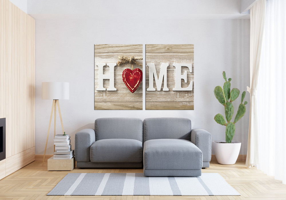 Модульная картина в гостиную / спальню   Милий дім TLV-2_074 Київ - фото 3