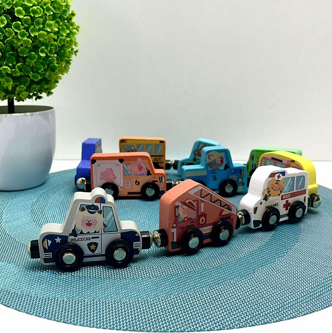 Набір Магнітні машинки 10шт з аксесуарами (49325) Чернигов - изображение 4