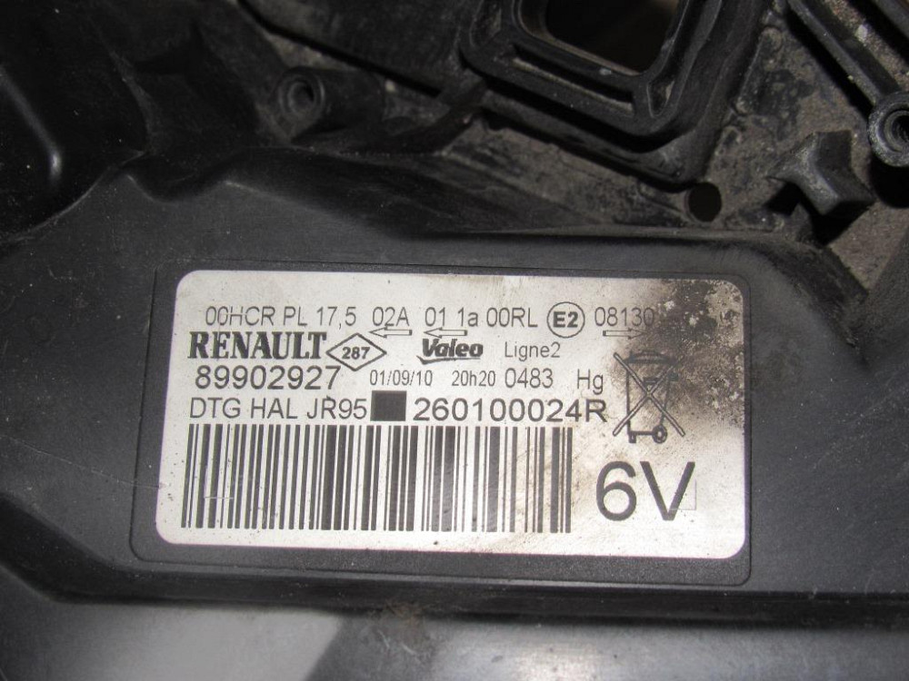 Фара права Renault Scenic III 2009-2012 Ковель - изображение 2