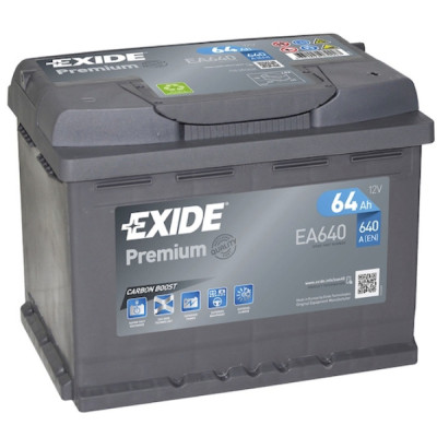Акумулятор автомобільний EXIDE PREMIUM 64A (EA640) Вінниця - фото 1