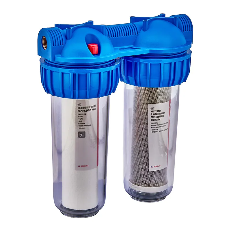 Фільтр для холодної води Koer KV-25-1/2 (2 колби, 8 атм. 1/2") (KR5020) Київ - фото 1