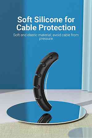 Органайзер Vention 7 Ports Desktop Cable Manager Black (KBSB0) Миколаїв