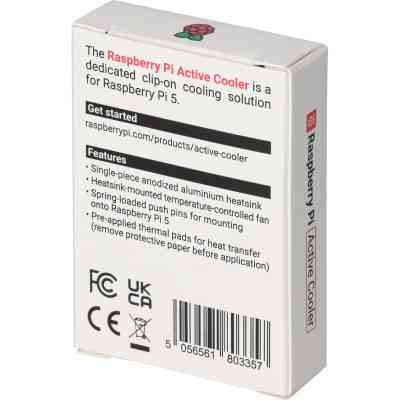 Радиатор охлаждения для Микро ПК Raspberry Pi with fan for Raspberry Pi 5 (SC1148/OFI118) Винница