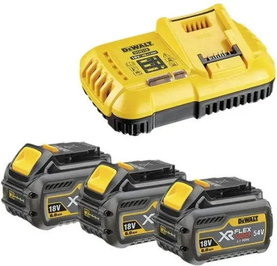 Dewalt Dcb118T3 Zestaw Xr Flexvolt 54V Ładowarka Dcb118 + 18V 3X6,0Ah Київ