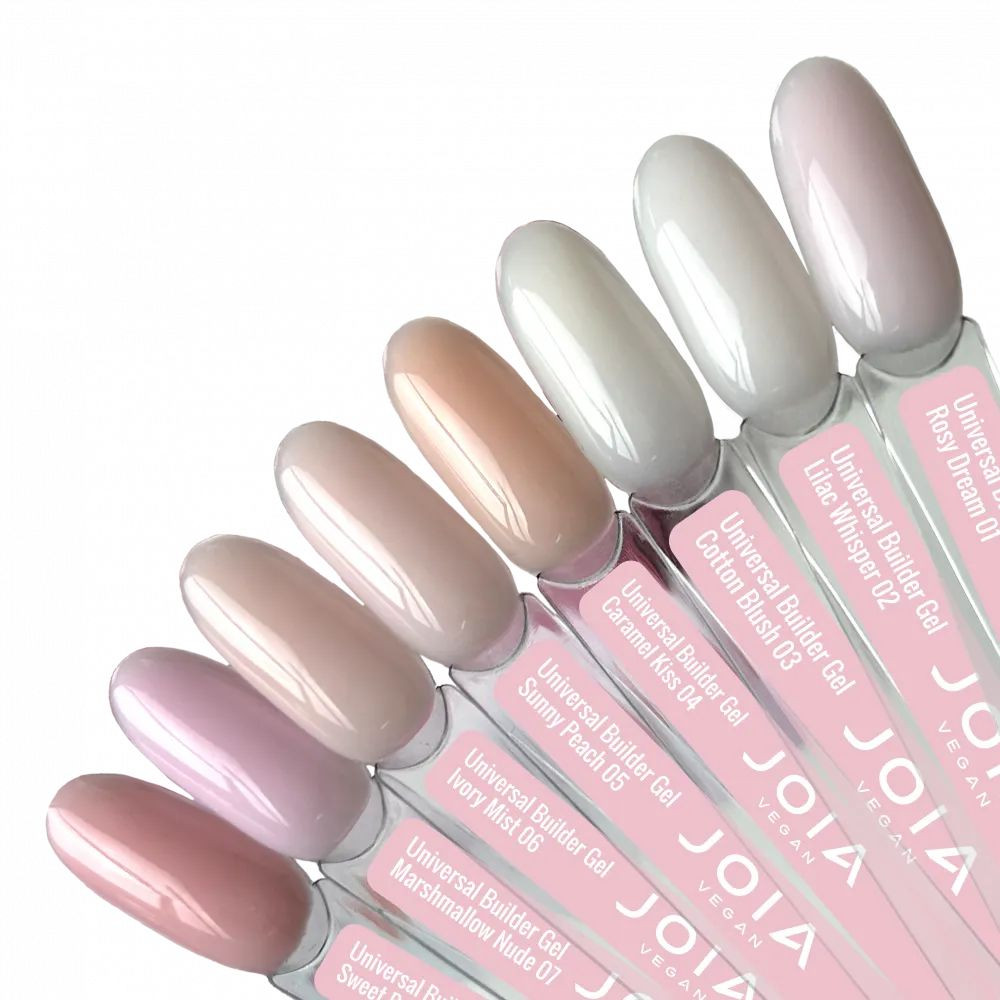 Универсальный моделирующий гель для ногтей розовый 03 Cotton blush JOIA vegan 15 мл Киев - изображение 8