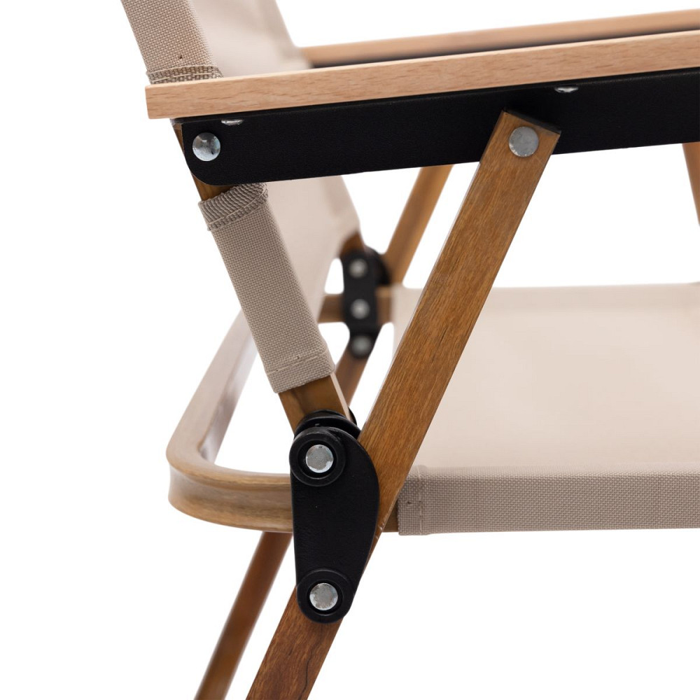 Крісло розкладне туристичне 50×51×64 см крісло складне для пікніка на природу Бежеве HP-SY-1 Коломия - фото 2