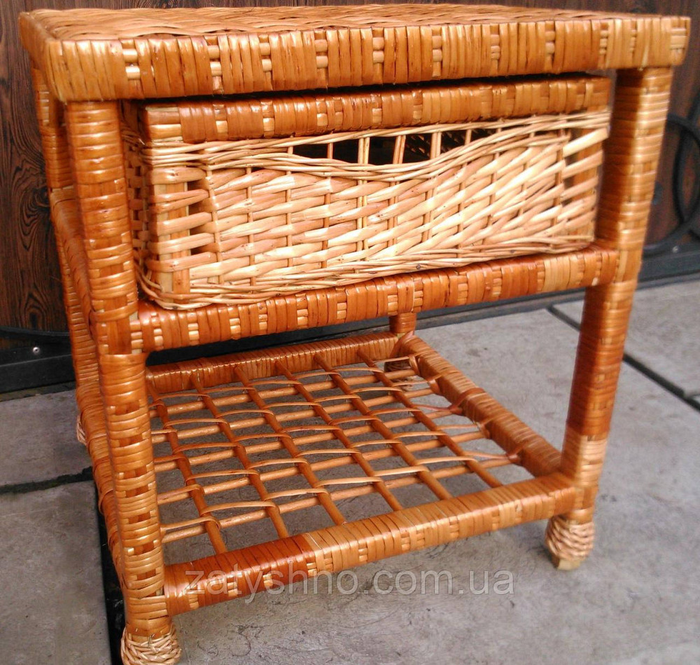 Этажерка с полкой из лозы Киев - изображение 4