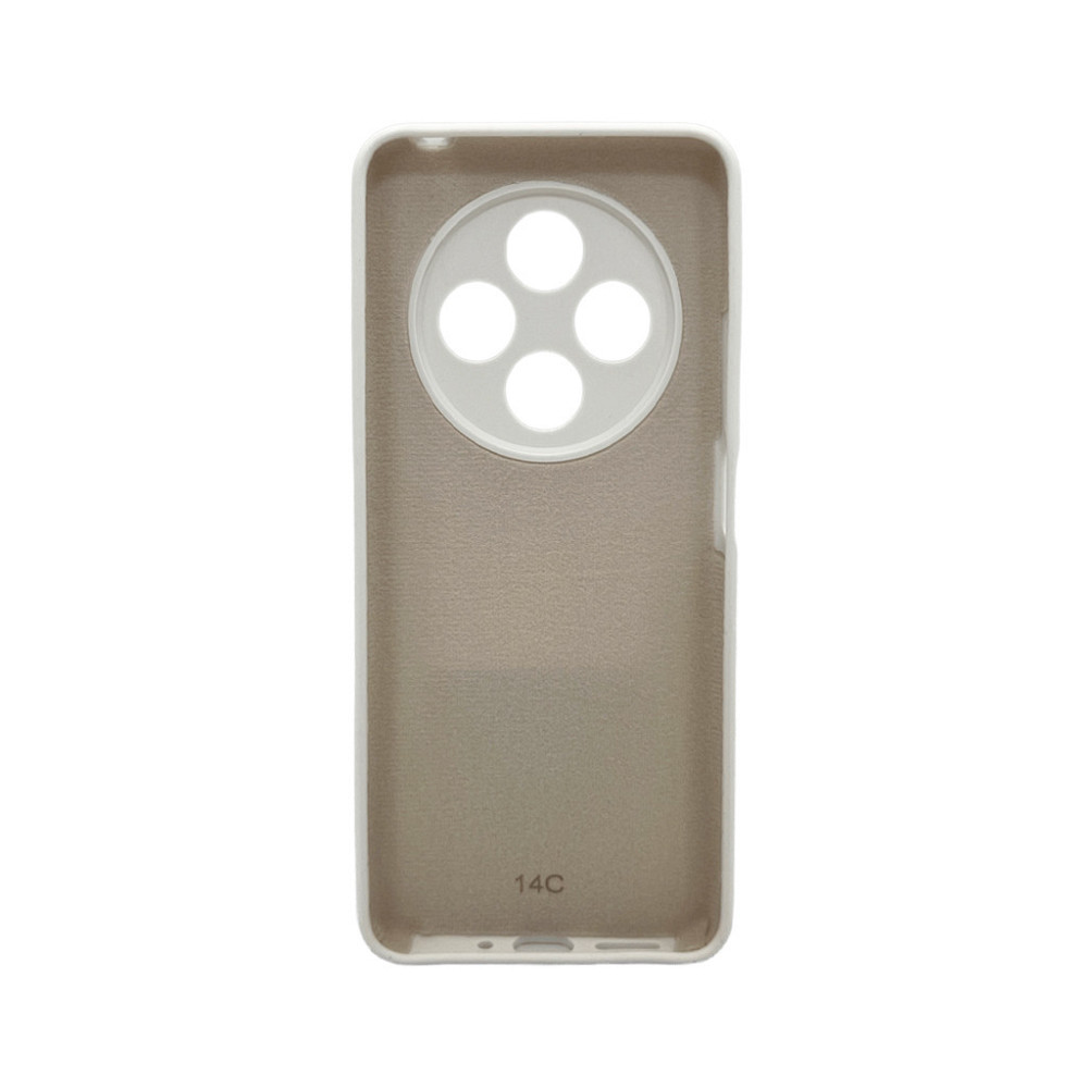 Чохол Cosmic Silicone для Xiaomi Redmi 14C Білий Київ - фото 2