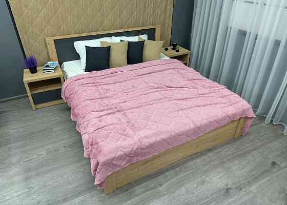 Плед-покривало Ромб 200х230 см (+-5см) Рожевий (87-256) Київ