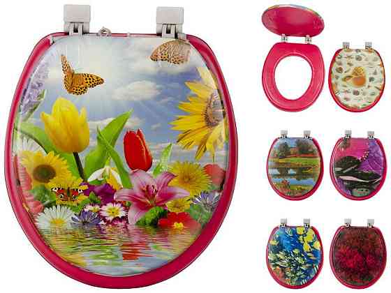 Сидение для унитаза Vanna Lux мягкое бежевое. Харьков