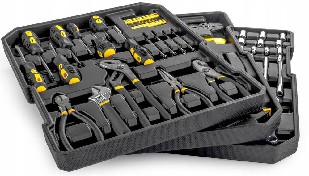 Набор инструментов 186пр. 1/4''1/2''(6-гр.) (4-30мм) ''Дорожный кейс'' WMC186-3 Одесса - изображение 2