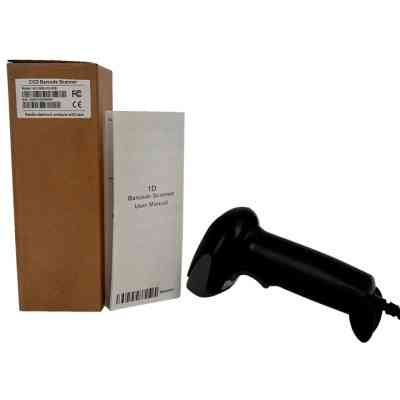 Сканер штрих-кода ІКС ІКС-3206 CCD/1D, USB, black (ІКС-3206-1D-USB) Винница