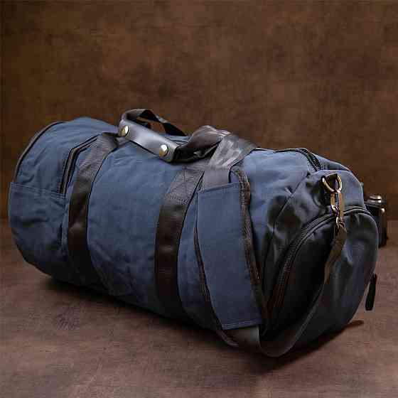 Спортивна сумка текстильна Vintage 20644 Синя Київ