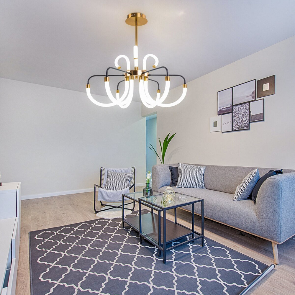 SIRIUS Світлодіодна акрилова люстра Sirius N 3909-6 87W Коломыя - изображение 5