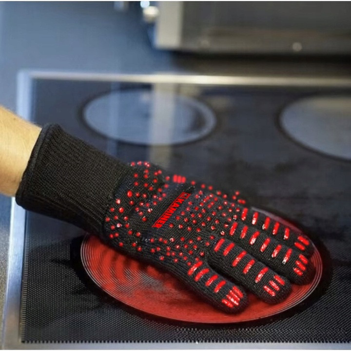 Жаростойкие перчатки универсальные для гриля и барбекю Kaminer (25416) Нововолынск - изображение 10