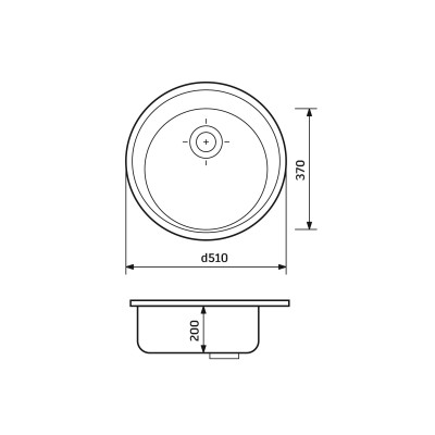 Мойка кухонная Adamant Sun Old stone (2006270043332) Вінниця - фото 5