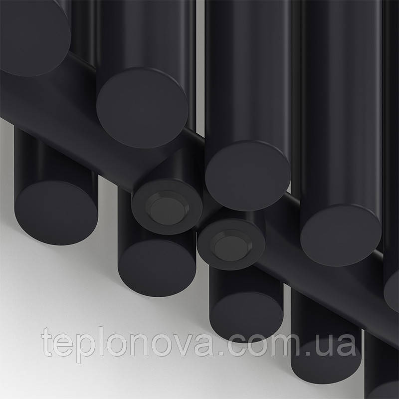 Дизайнерский радиатор 1800/413 (мм) черный мат IDEALE GLORIA (универсальное подключение) Черновцы - изображение 4