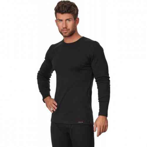 Cornette THERMO PLUS футболка чоловіча довгий рукав з начосом Чорний, XL Київ