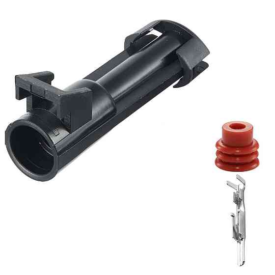 Роз'єм конектор 1-кон., Датчик Кислорода, 12065171, 12065249, APTIV (Delphi) Америка, Корея, Buick, Cadillac, Chevrolet Київ