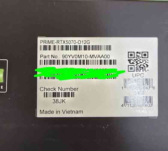 Видеокарта ASUS PRIME RTX5070 12Gb. Харьков