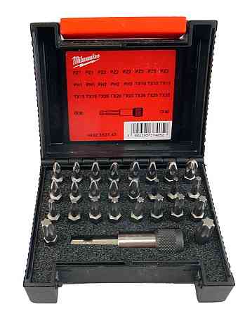 Набір біт для шуруповерта 27 шт MILWAUKEE 4932352747, пластиковий кейс Одеса