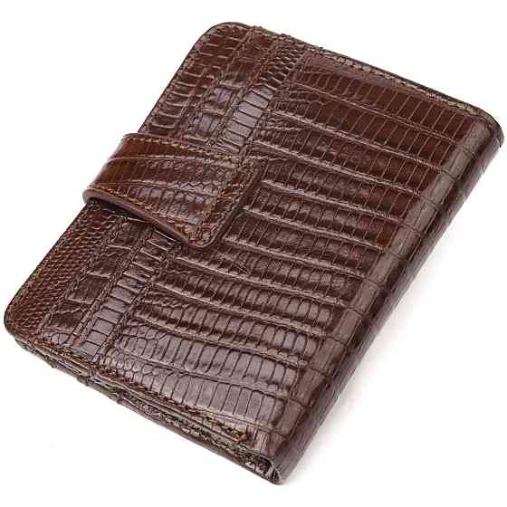 Фактурный кошелек для мужчин из натуральной кожи CANPELLINI 21691 Коричневый Киев