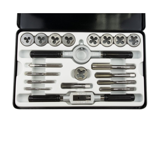 Набор плашек и метчиков 20пр + металл кейс SIGMA Житомир - изображение 2