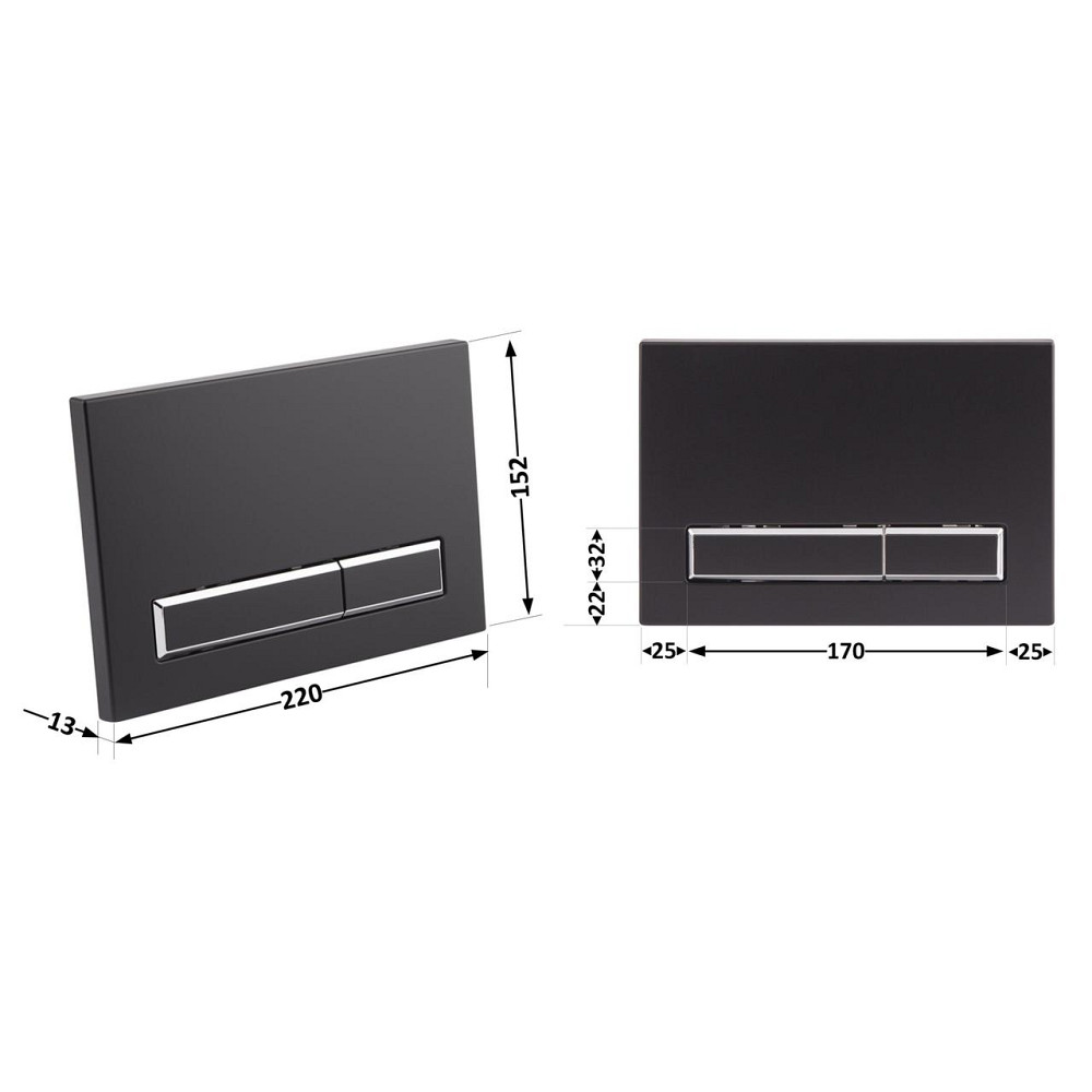 Панель смыва для унитаза Qtap Nest QT0111M08V1091MB Киев - изображение 8