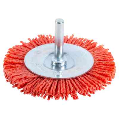 Щетка для электроинструмента Sigma проволочная дискообразная 75мм хвостовик 6мм нейлоновая 9013271 (9013271) Винница