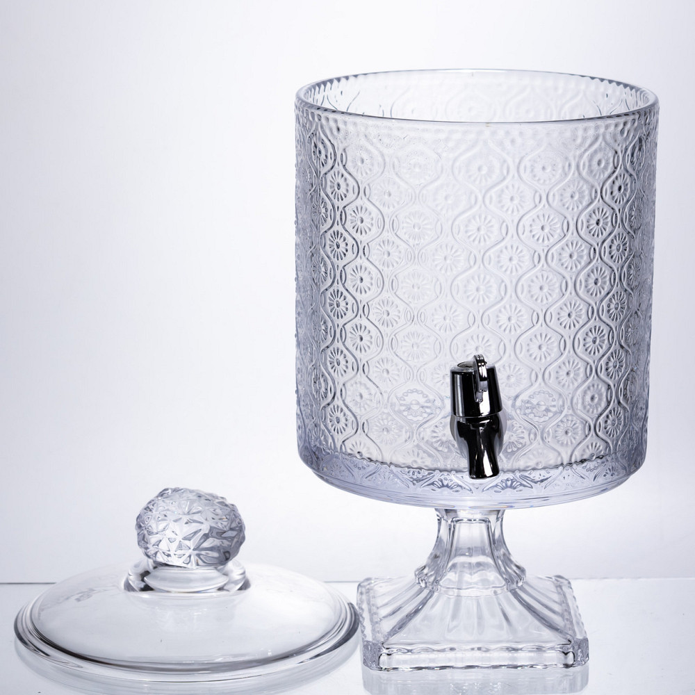 Лимонадниця Lace 4.5л з краном HP-19-287 лимонадник для напоїв диспенсер прозорий глек Коломыя - изображение 4