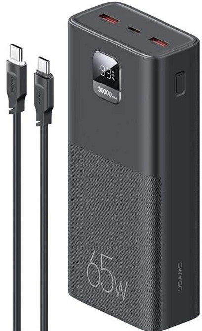 Павербанк Power bank USAMS 30000mAh. 65Вт. Киев - изображение 3