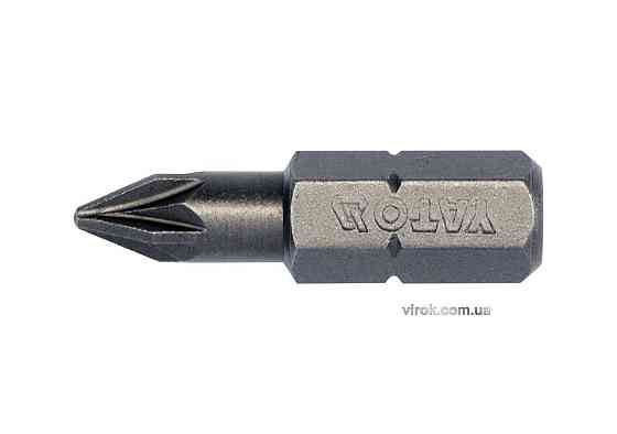 Насадка викруткова YATO : "Pozidriv" PZ1 х 25 мм. HEX 1/4". 10 (Уп/Шт.) [20/100] Одеса