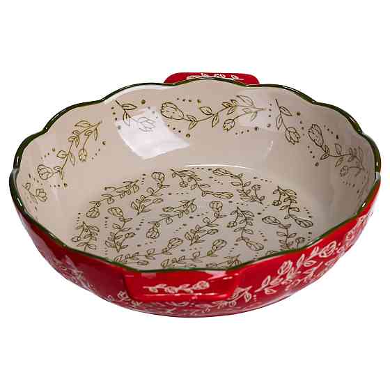 Форма для запікання Vintage Ø25 (см) кругла з ручками Червона HM04-07 Київ