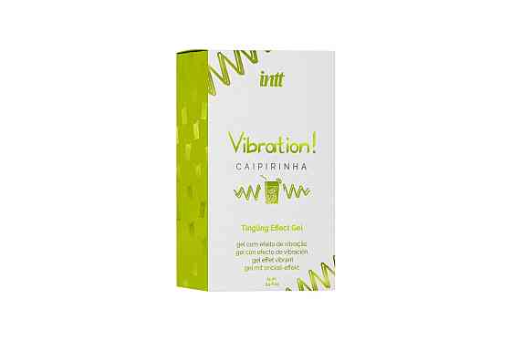 Жидкий вибратор Intt Vibration CAIPIRINHA с ароматом кайпириньи 15мл Sex Aura Киев