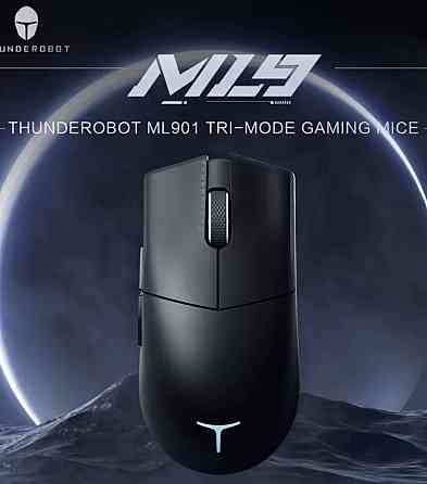 НОВИНКА ігрова мишка ‼️ THUNDEROBOT ML901 ‼️ black ‼️ paw 3395 ‼️ Харків