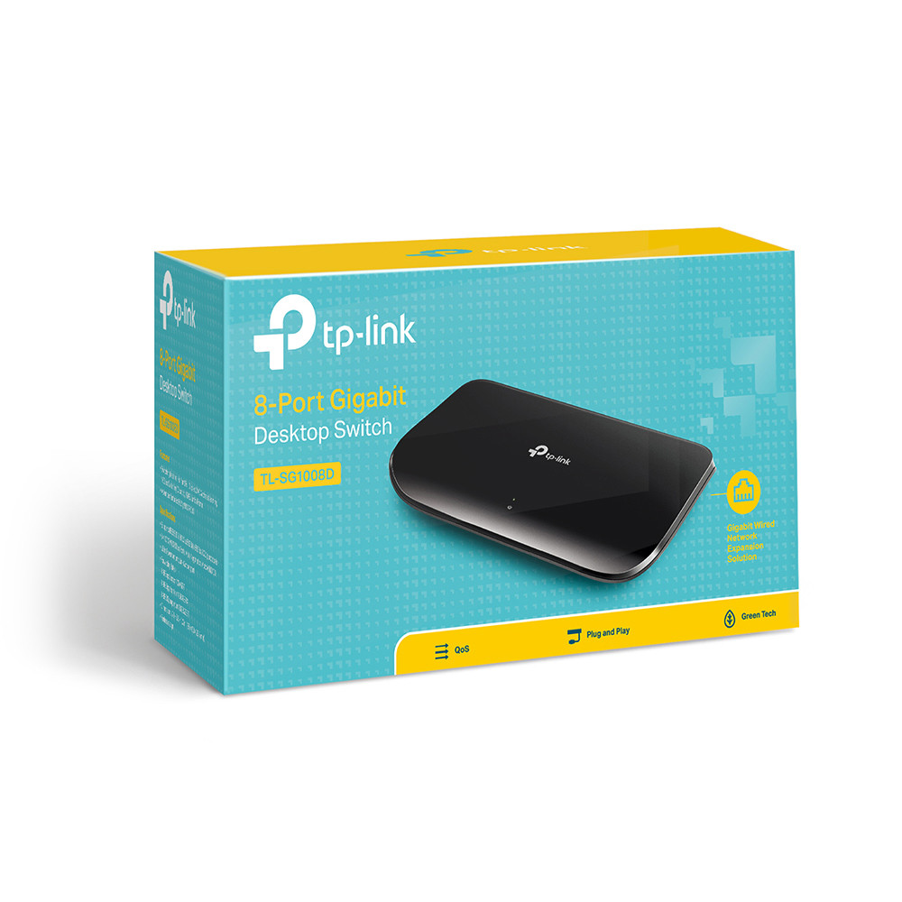 Комутатор TP-Link TL-SG1008D 8-портовий некерований Київ - фото 6