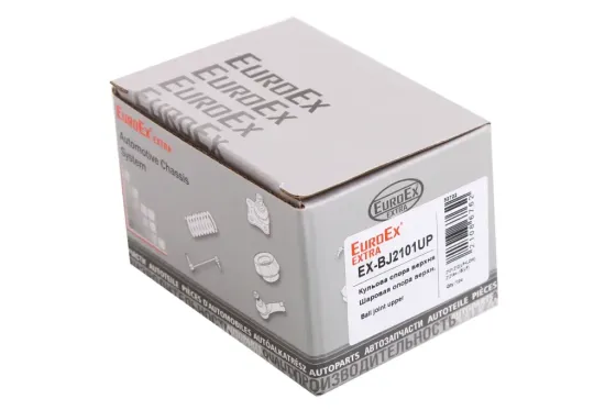 Шаровая опора 2101 EuroEx закатная верхняя с крепежом (пыльник под хомут) Винница