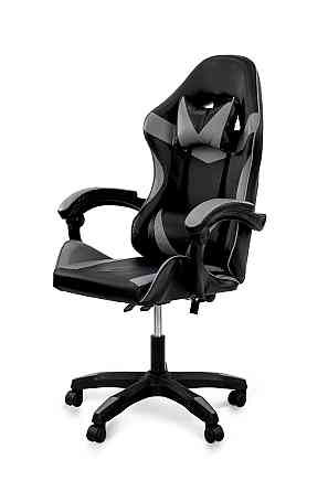 Крісло геймерське Слім, чорний/сірий Київ