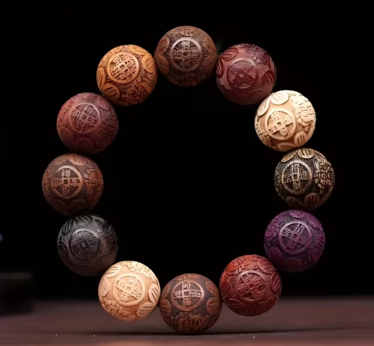 Браслет из резных бусин – денежный талисман удачи и защиты Киев - изображение 1