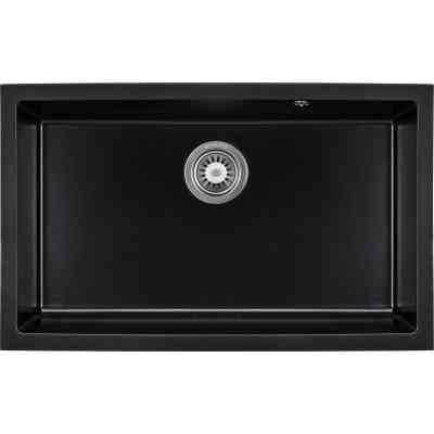 Мойка кухонная GRANADO Under top XL black shine (gr3701) Винница